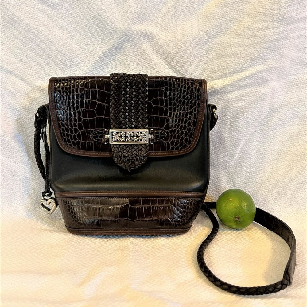 Vintage Brighton Leather Crossbody Bag